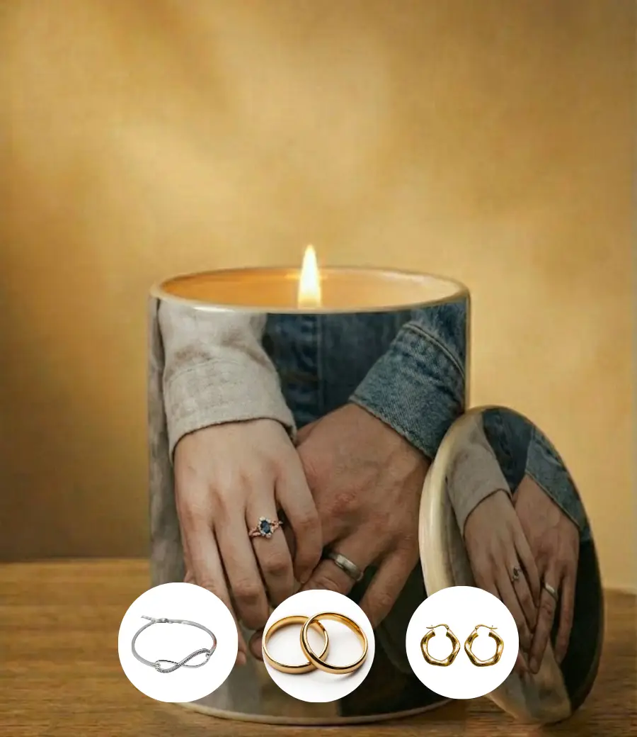 Bougie artisanale luxe